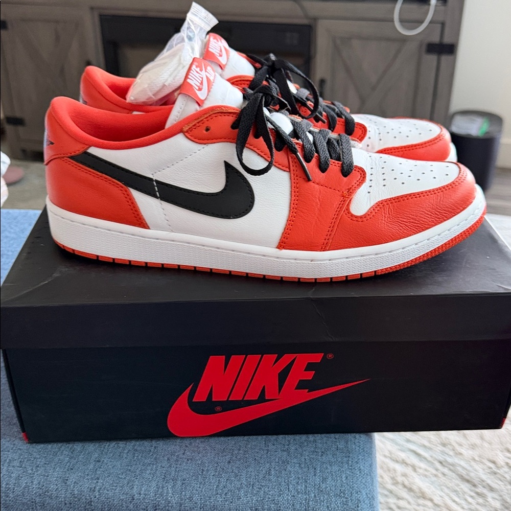 Nike Air Jordan 1 Low OG Starfish Size 12 W/box - Picture 4 of 4